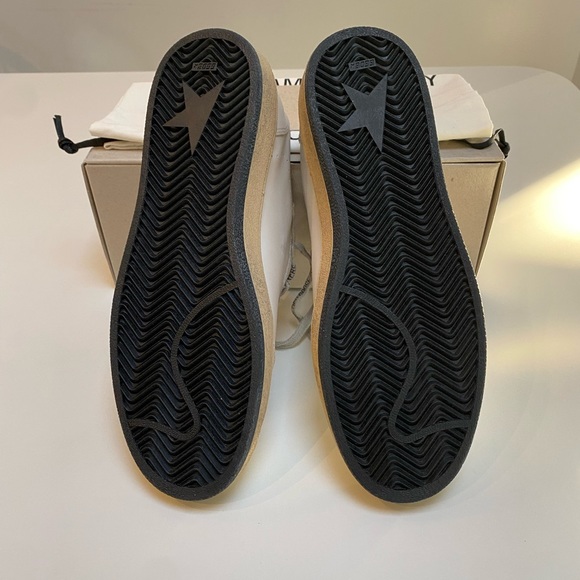 Golden Goose Ball Star Sneaker Milk White Leather/Gold sz 40 New in Box - Picture 8 of 13